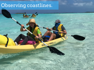 Observing coastlines.